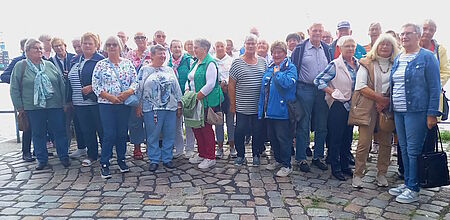 Reisegruppe in Hamburg
