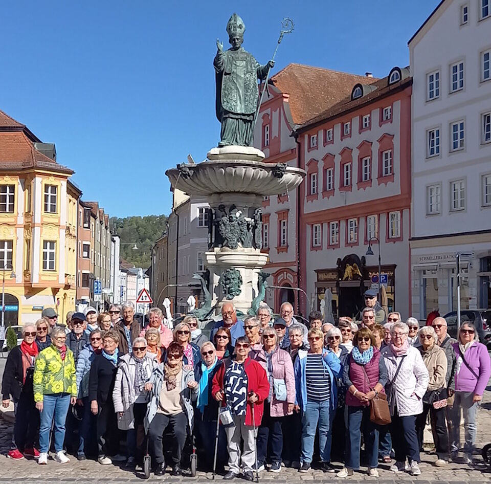Reisegruppe in Altmühltal
