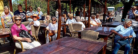 Reisegruppe im Serengeti-Park